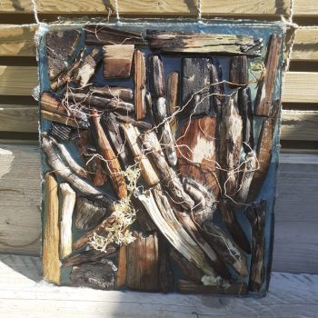 Driftwood sculpture