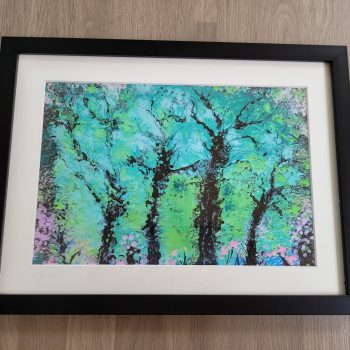 Forest of green Framed print