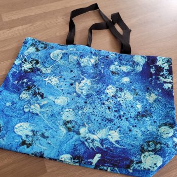 Deep Blue Creatures Tote Bag