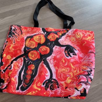 Lava Lizard Tote Bag